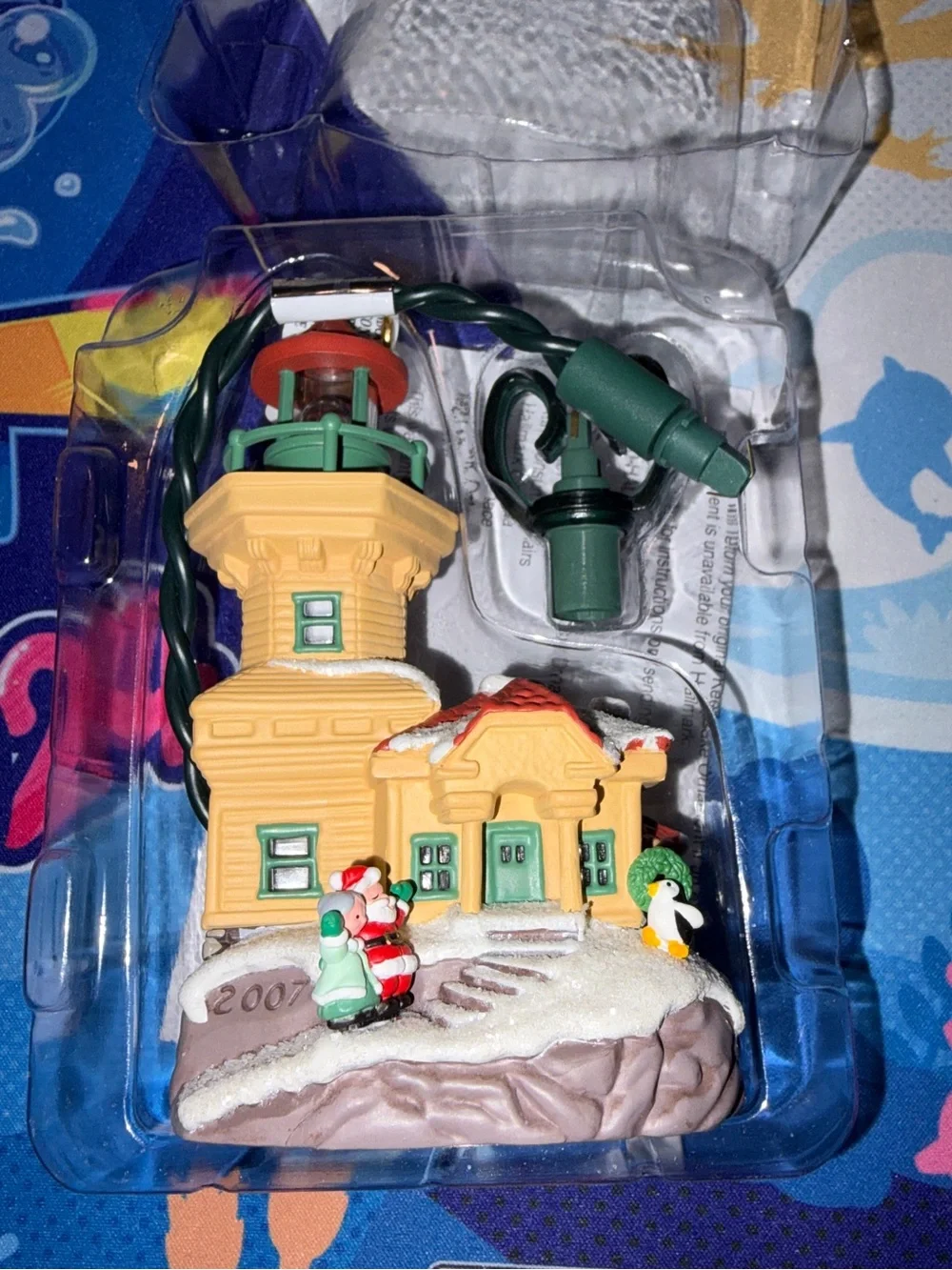 2007 MAGIC Hallmark Keepsake Christmas Ornament Lighthouse Greetings MIB!